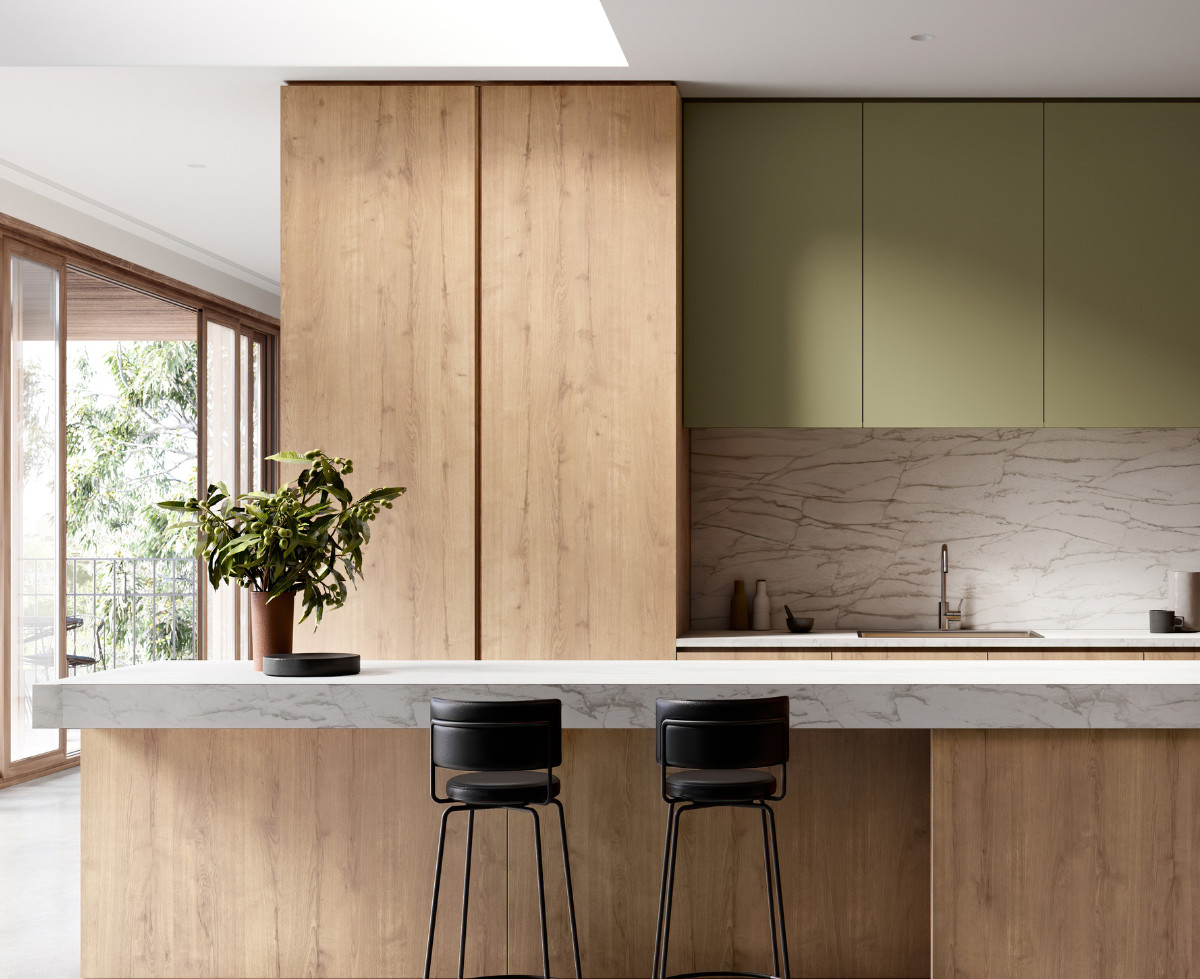 Planked Urban Oak - Natural - Benchtops - Laminex Decorated ...