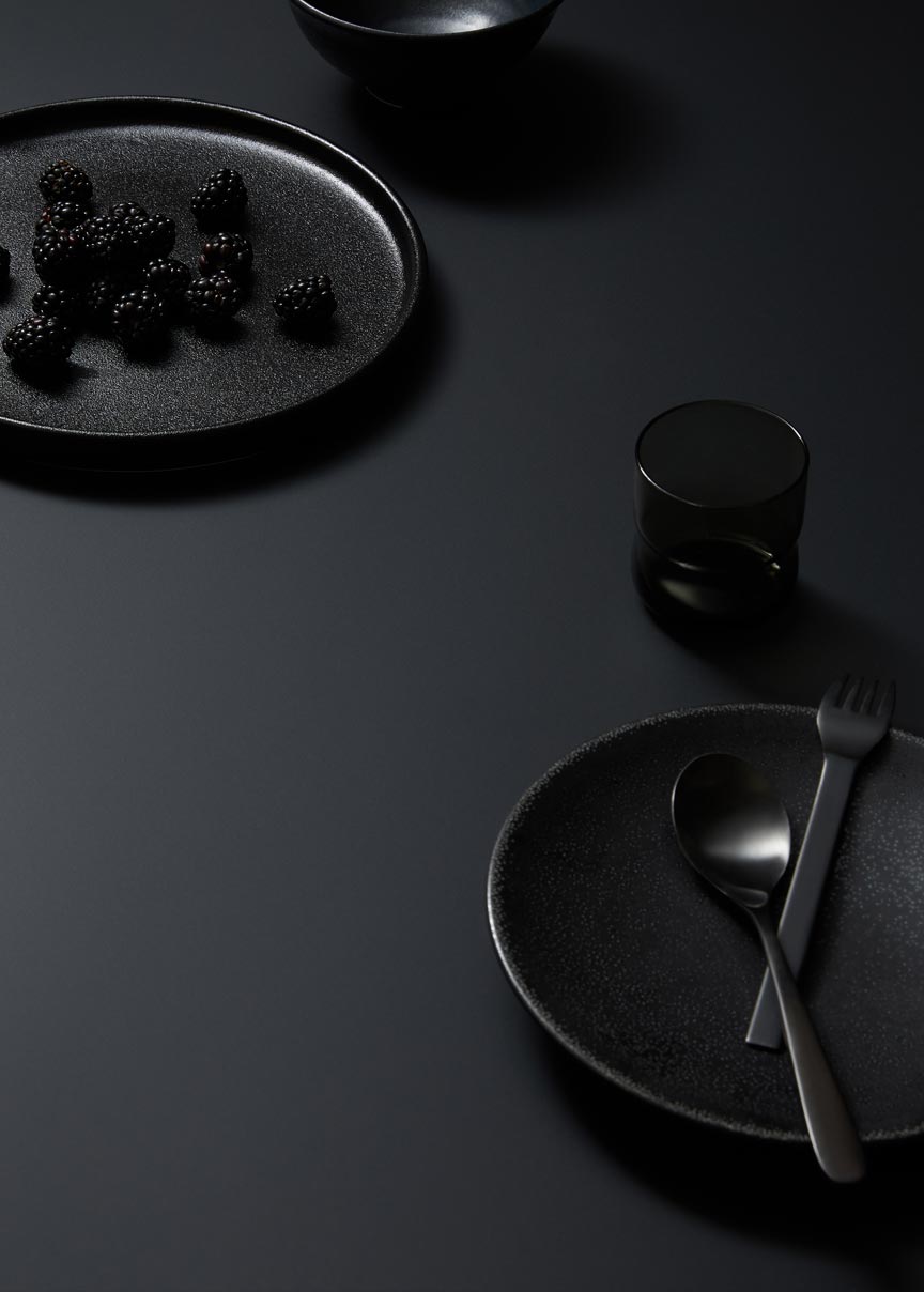 Laminex AbsoluteMatte Black benchtop