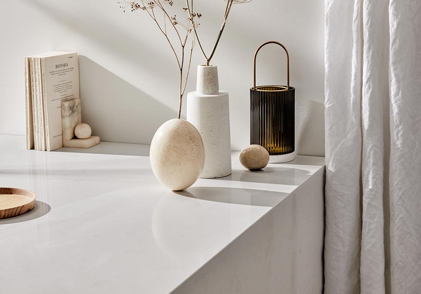 Essastone Carrara benchtop