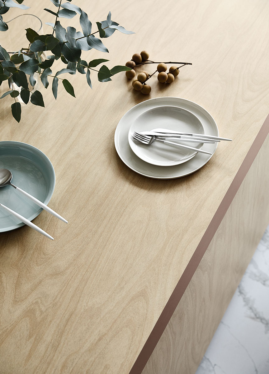 Laminex Raw Birch Ply benchtop