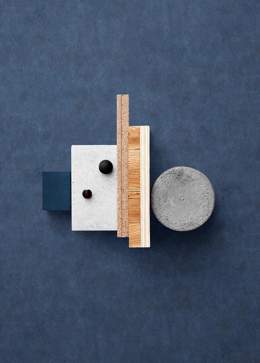 Laminex Reclaimed Denim Fibre flat lay