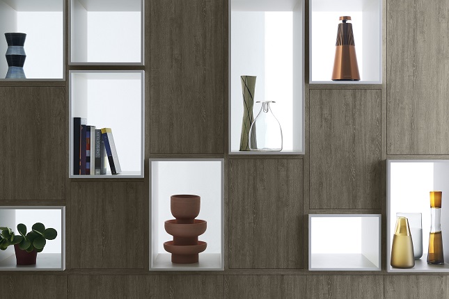 Chris Connell wall panel and cabinetry