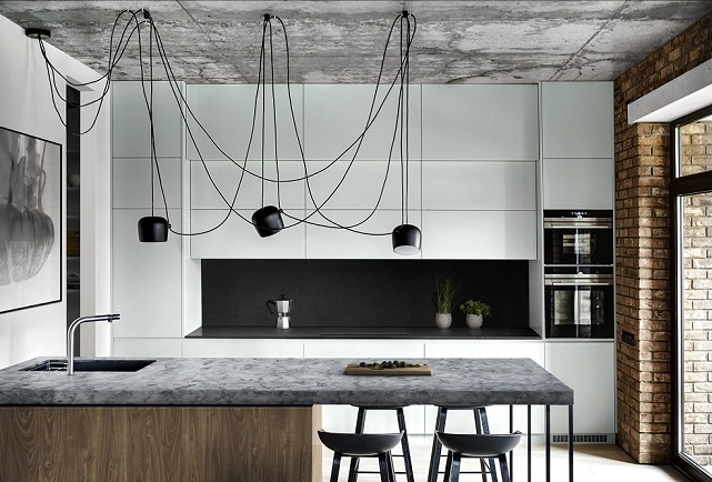 Essastone-Luna-Concrete-Lava-Black-insitu-kitchen-project