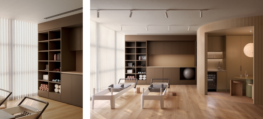 Cabinetry in Laminex Platypus
